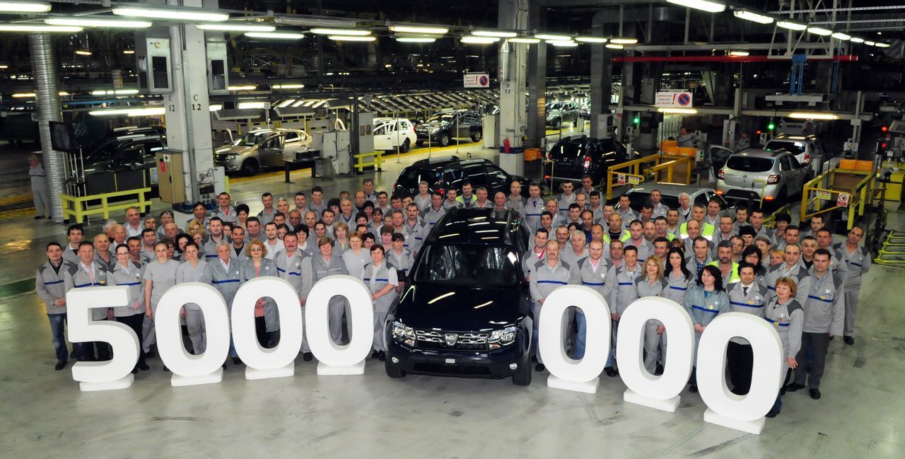 pięciomilionowa Dacia z zakładów w Pitesti Wiadomości