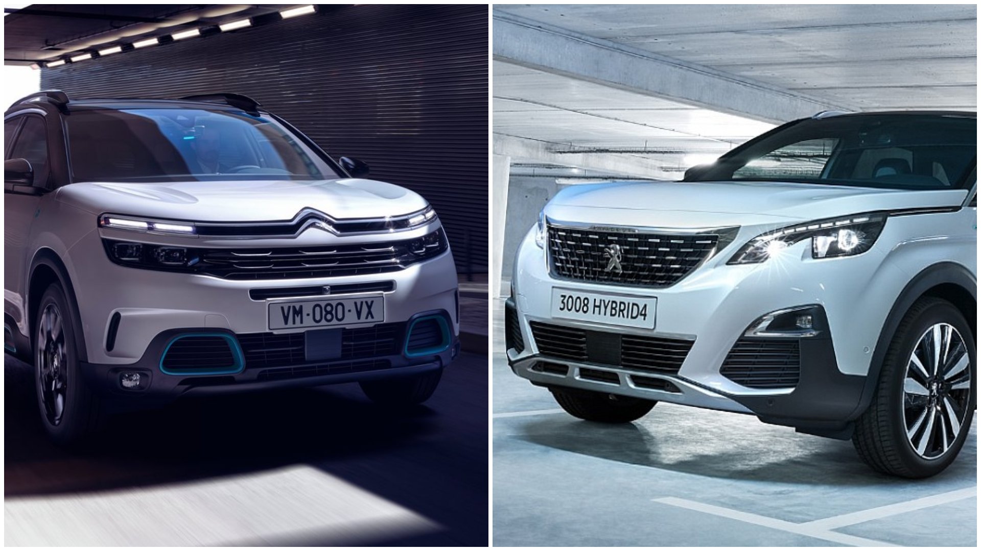 Porównanie Peugeot 3008 Hybrid czy Citroen C5 Aircross