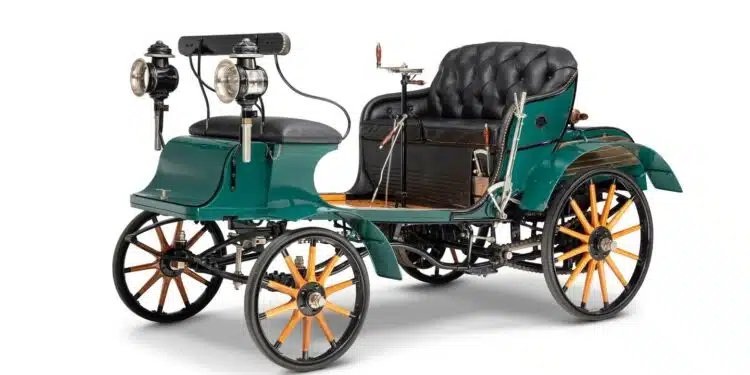 02. Pierwszy samochod z Russelsheim Opel Patentmotorwagen System Lutzmann 1899 Historia