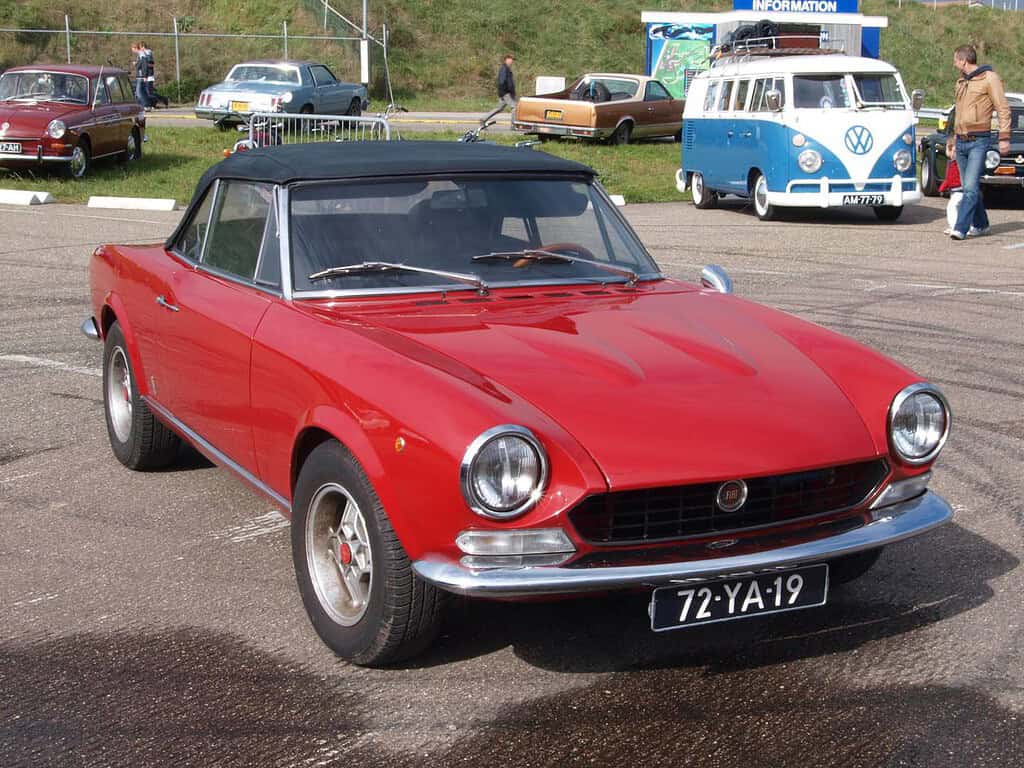 Fiat 124 Sport Spider 1800 z 1974 rok Wiadomości
