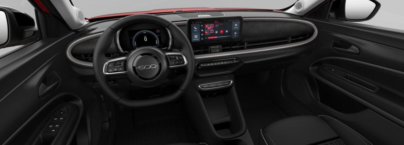 Fiat 600 - wnętrze wersji bazowej