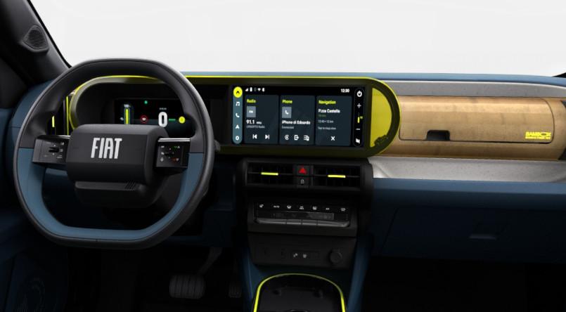 Fiat grande Panda La Prima wnętrze