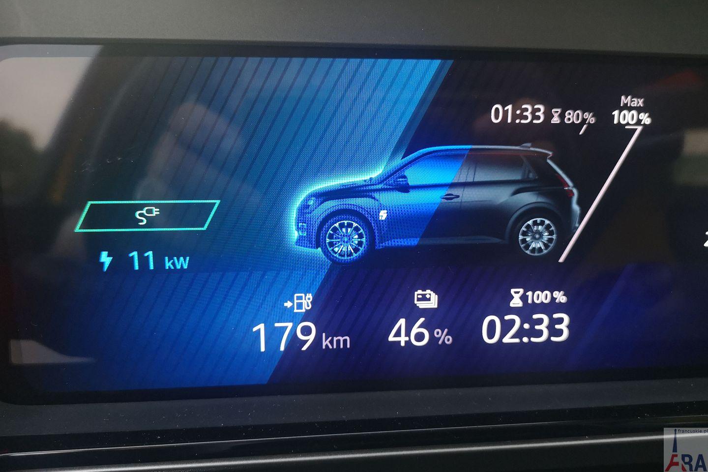 Renault 5 E Tech 150 KM – elektryczny samochod moze byc fajny 108 Testy