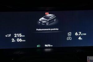 079. Alfa Romeo Junior Ibrida Q4 spalanie po 215 km na drodze ekspresowej Testy
