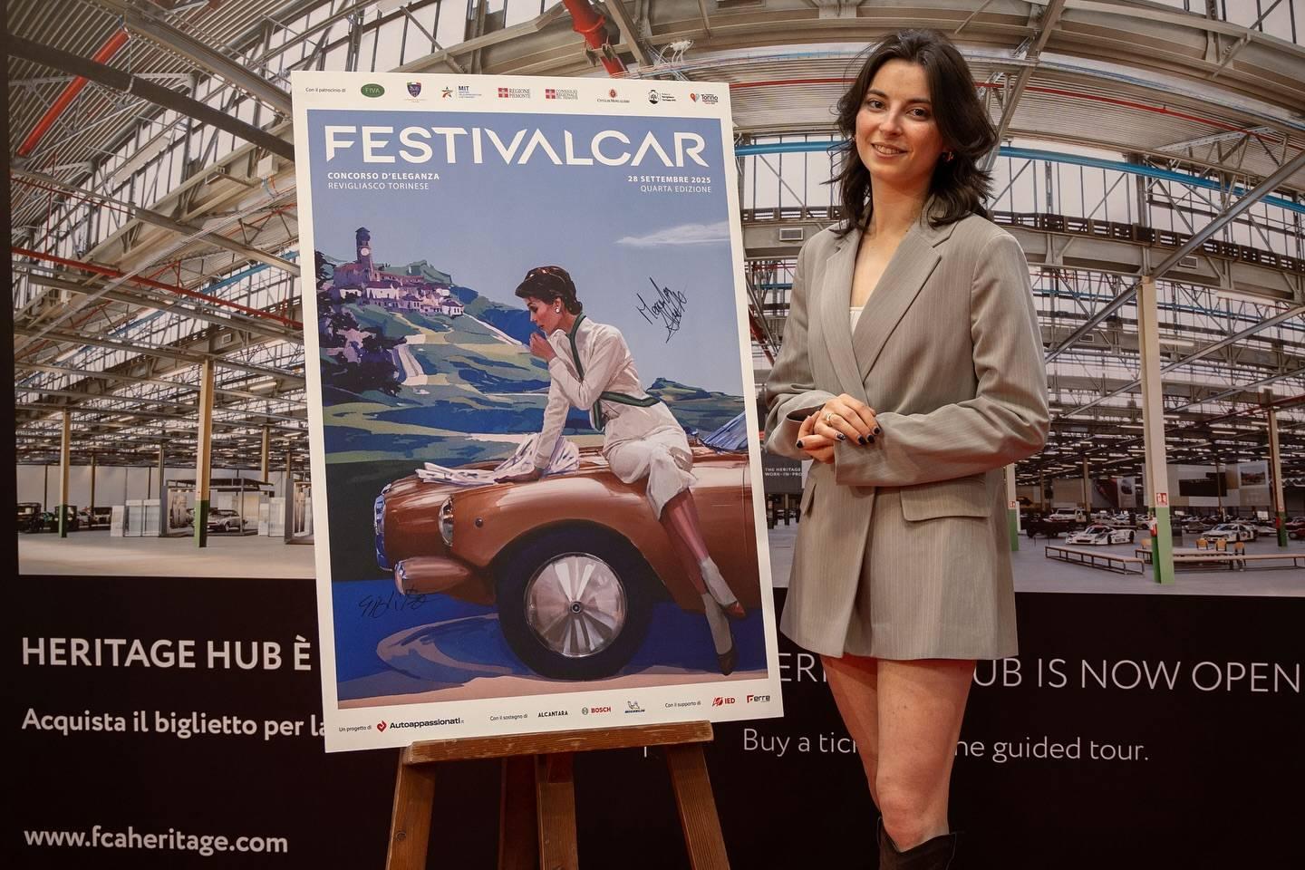 Lancia Flaminia Loraymo gwiazda Festival Car Concours dElegance 2025 oficjalny plakat 1 Wiadomości