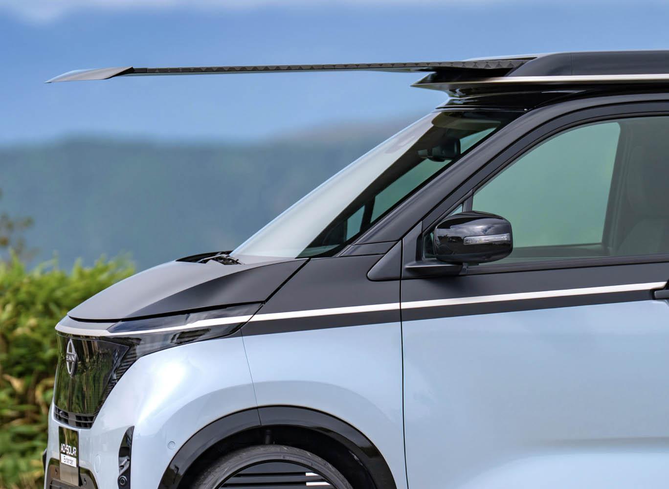 Nissan Sakura ładuje się ze słońca. Japoński hit EV z panelem