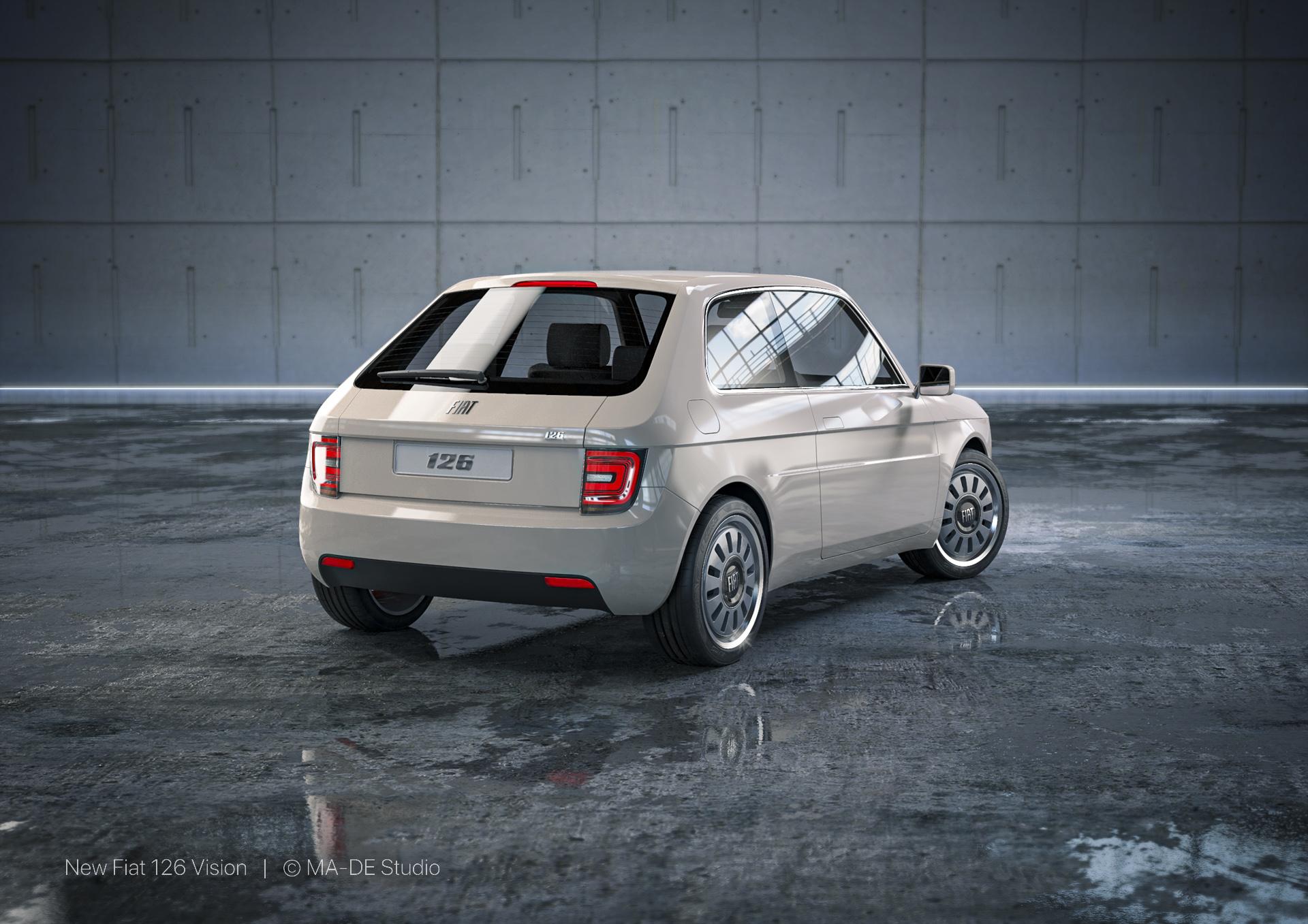 Fiat 126 BACK VIEW Wiadomości