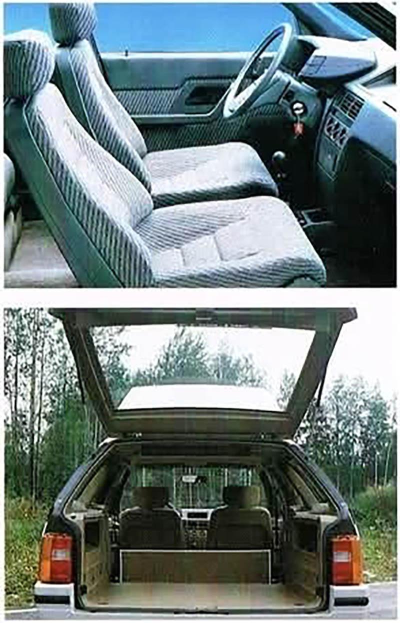 Citroën BX Van - wnętrze