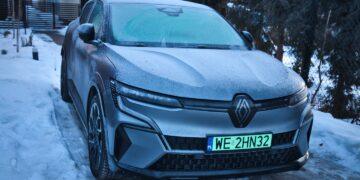 Test. Renault Megane E Tech Electric Esprit Alpine 220 KM. Jak spisuje sie zima 01 Testy