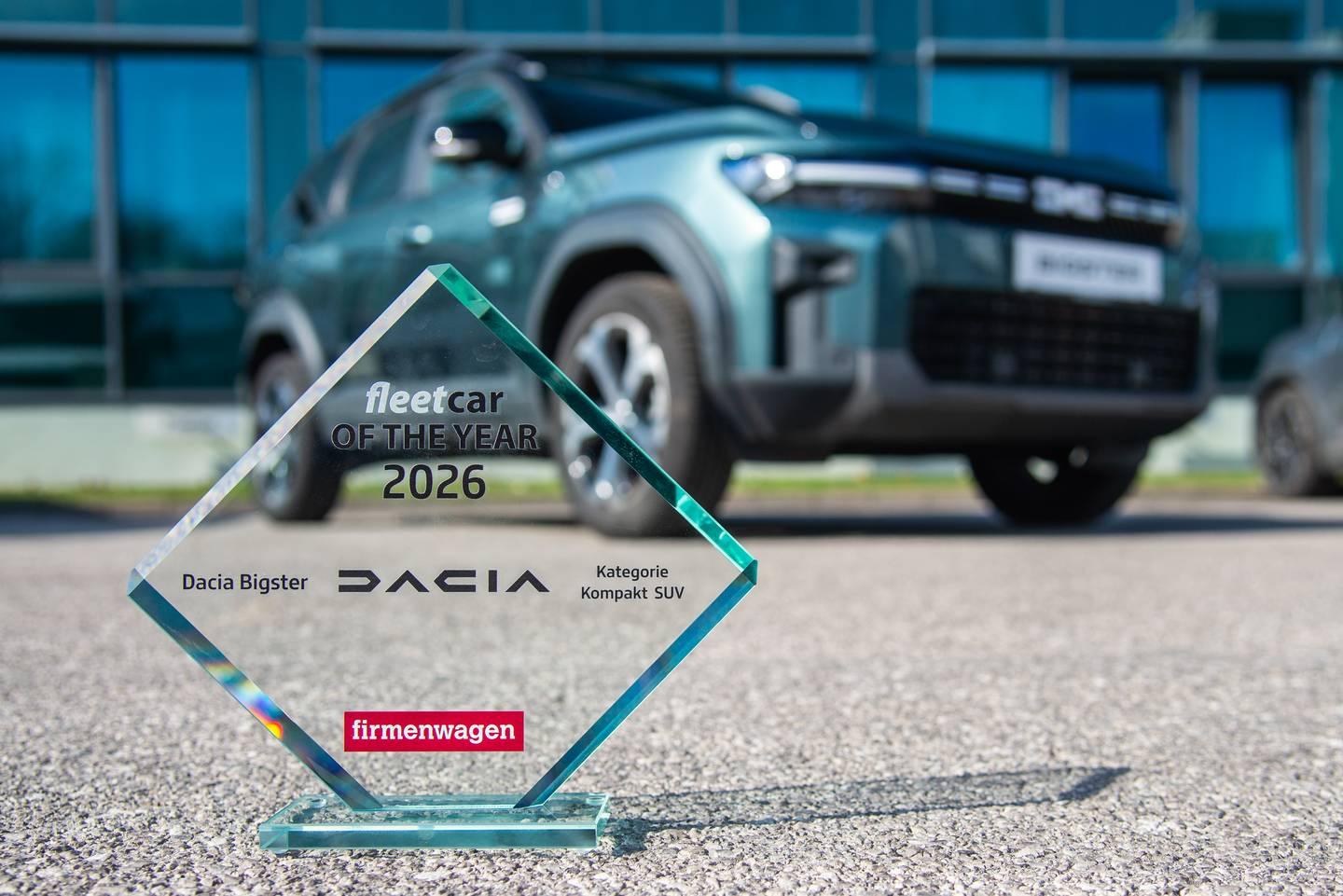 Dacia Bigster „Samochodem Flotowym Roku 2026 w kategorii kompaktowych SUV ow 1 Wiadomości