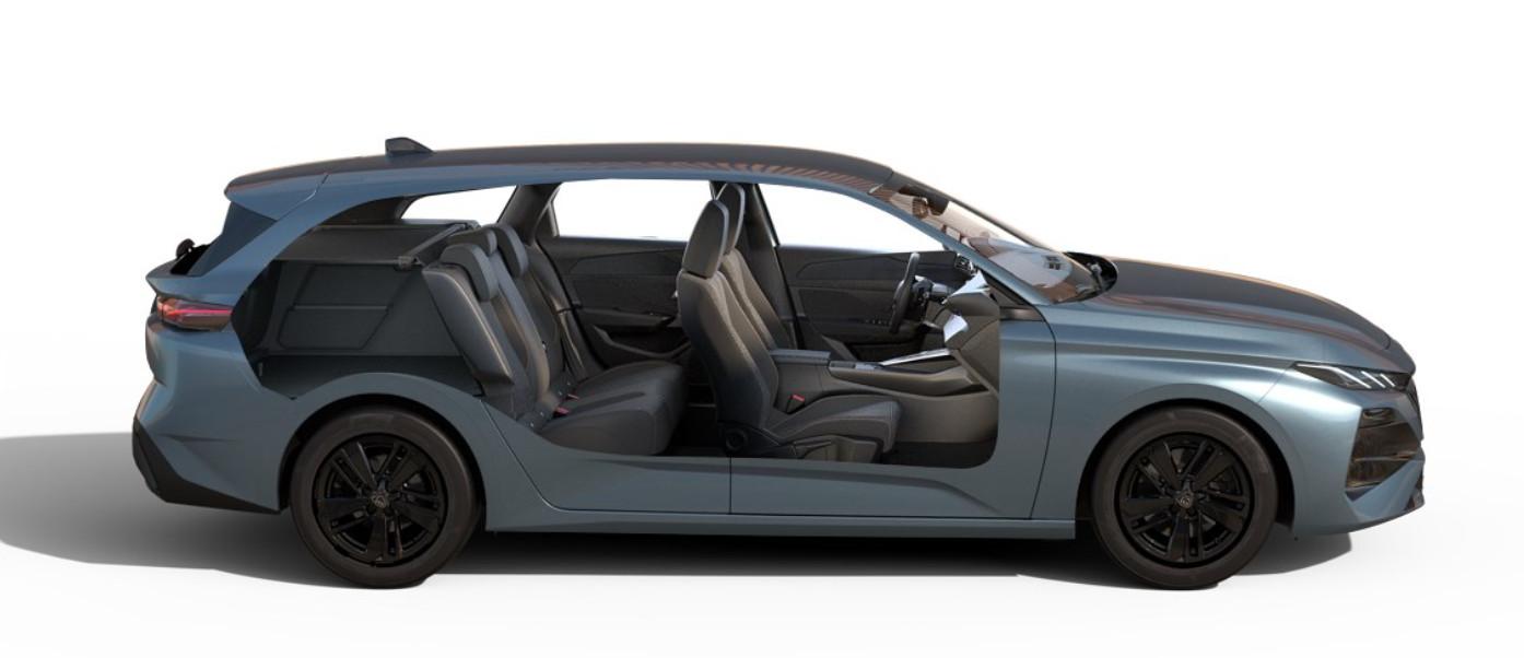 peugeot 308 SW bok-wnętrze