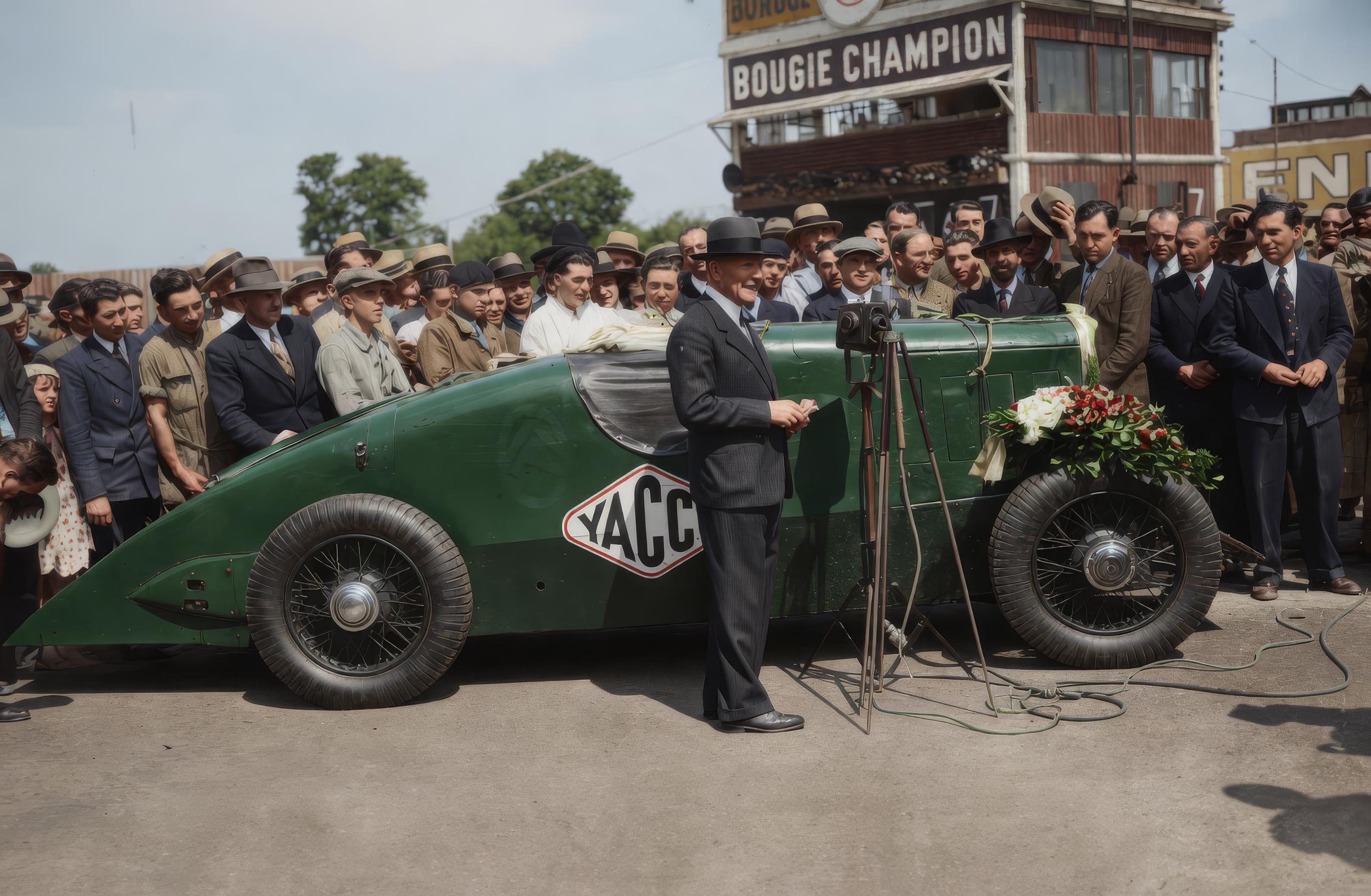 Andre Citroën i Petite Rosalie z silnikiem o mocy 36 KM