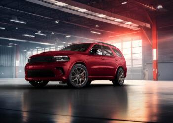 Dodge is adding Redeye exterior color to the 2027 Dodge Durango lineup, bringing the unique bright crimson finish, previously only available on the Dodge Charger, to the HEMI®-powered three-row muscle SUV for the first time.
