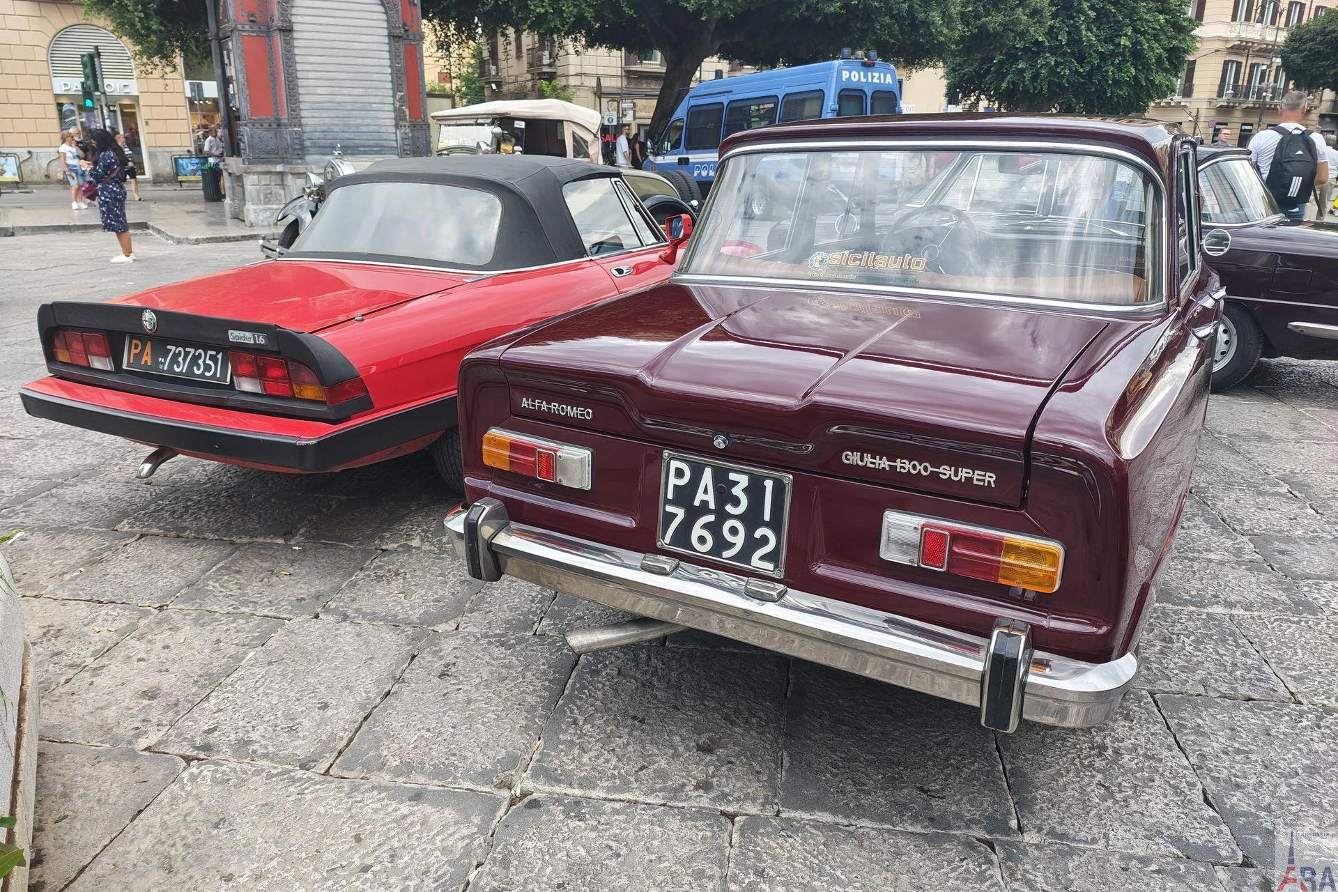 Palermo 2026. Cos dla milosnikow zabytkowych wloskich aut Alfa Romeo Giulia 1300 super i Alfa Romeo Spider 1.6 1 Wiadomości