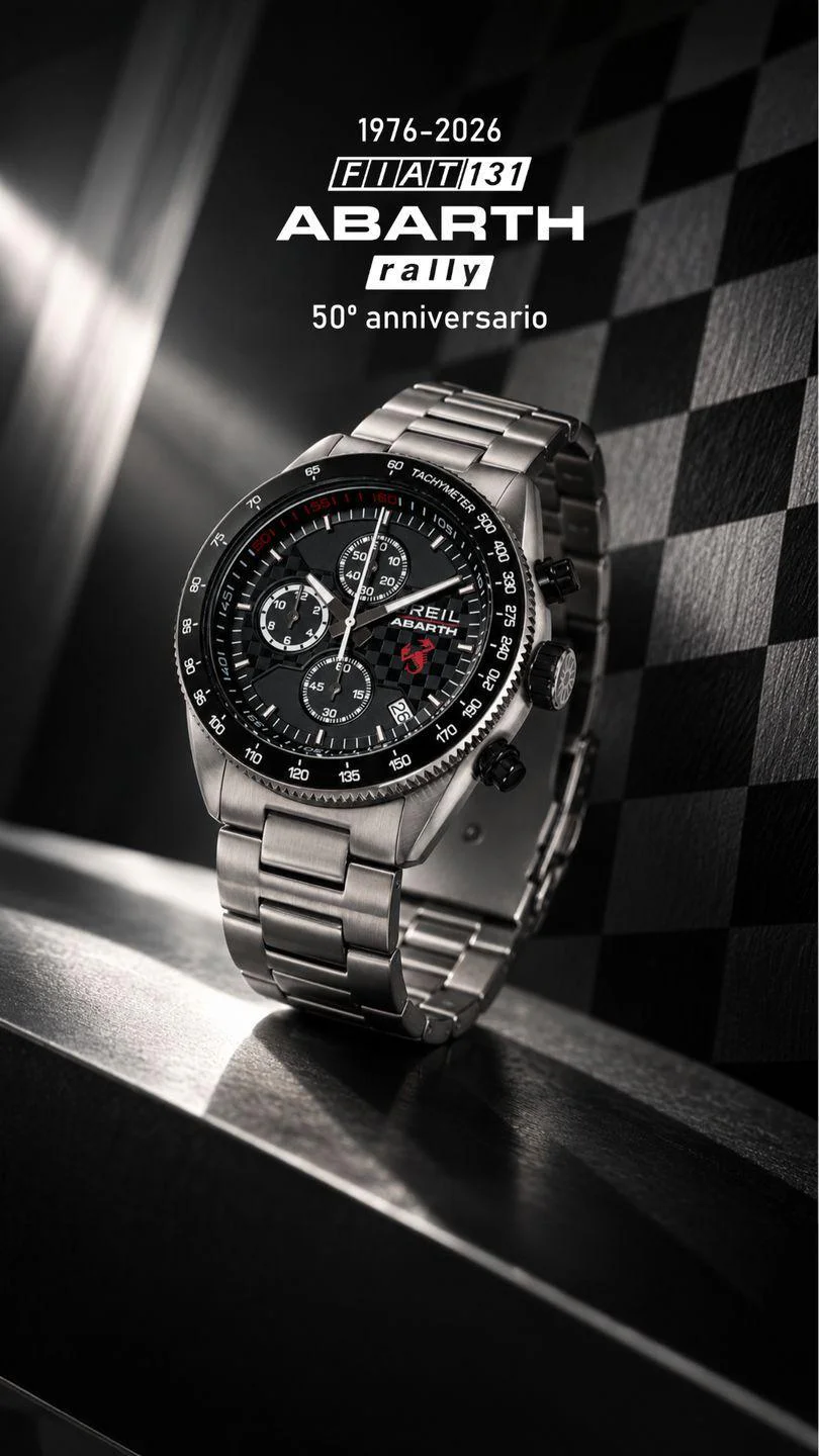Abarth i Breil swietuja 50. rocznice modelu Fiat 131 Abarth Rally prezentujac wyjatkowy chronograf 06 Wiadomości
