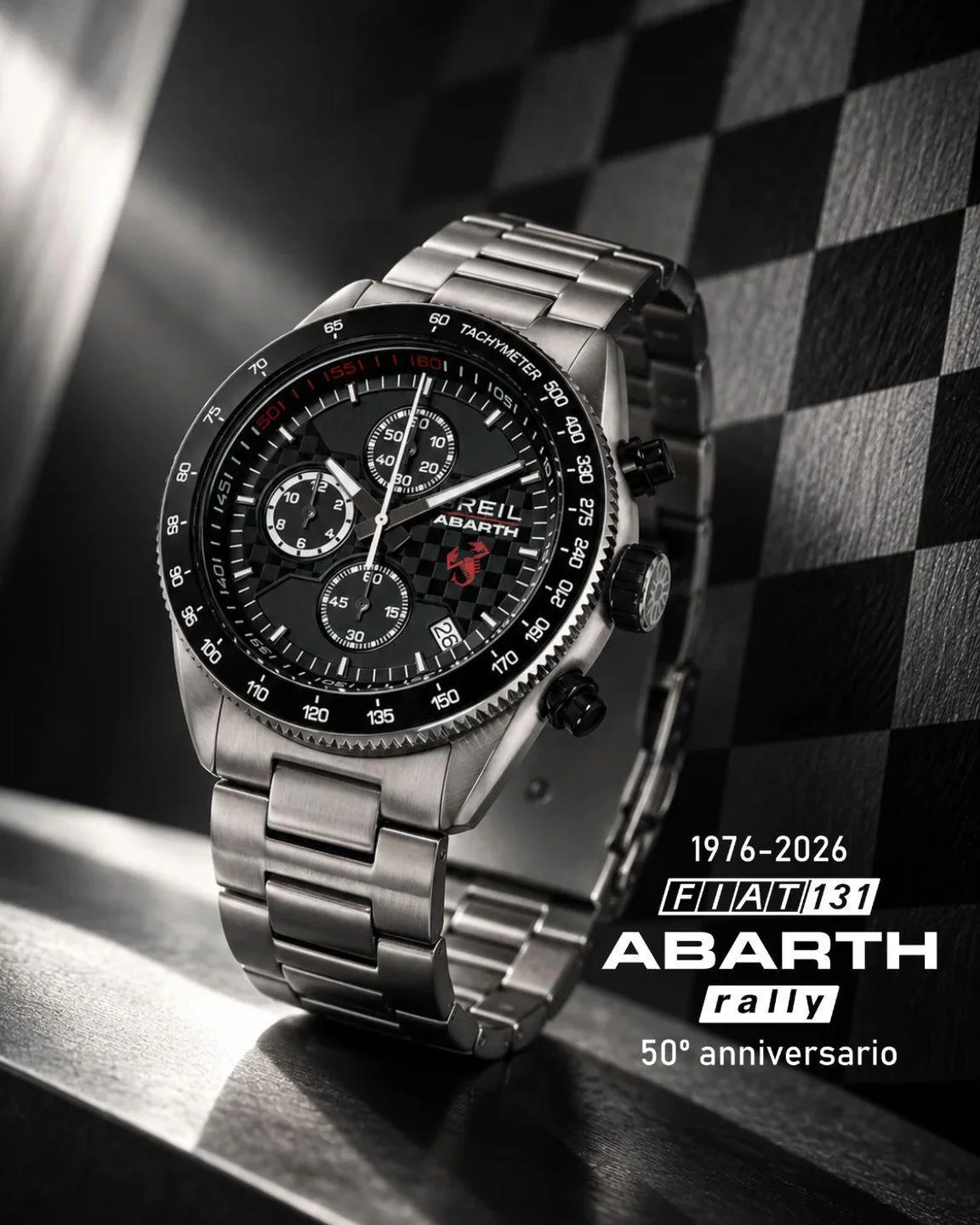 Abarth i Breil swietuja 50. rocznice modelu Fiat 131 Abarth Rally prezentujac wyjatkowy chronograf 07 Wiadomości