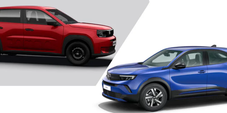 fiat grande panda opel mokka bazowe