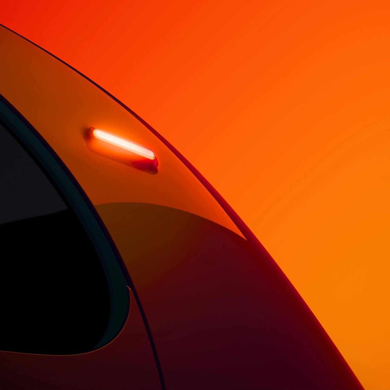 Nowy Citroën 2CV i tylna część nadwozia z kierunkowskazem
